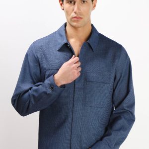 OVERSHIRT DOPPIA TASCA FRONTALE DENIM