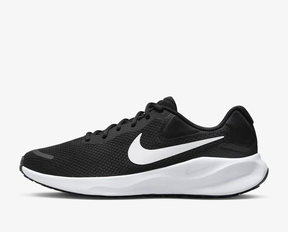 Nike Revolution 7 Nero Bianco Scarpe Uomo Sportive Running Palestra FB2207 001
