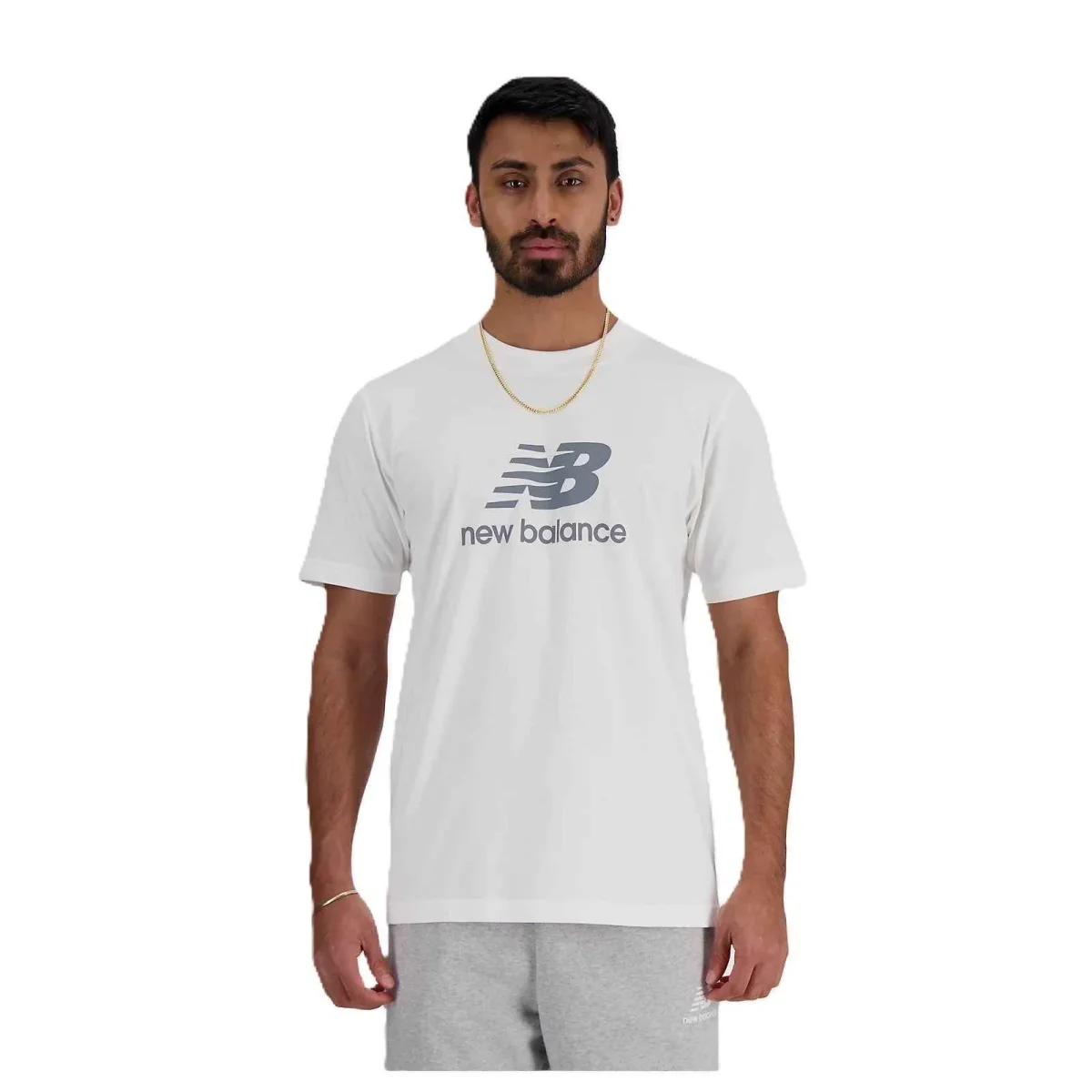 New Balance Stacked Logo T-Shirt Uomo – MT41502